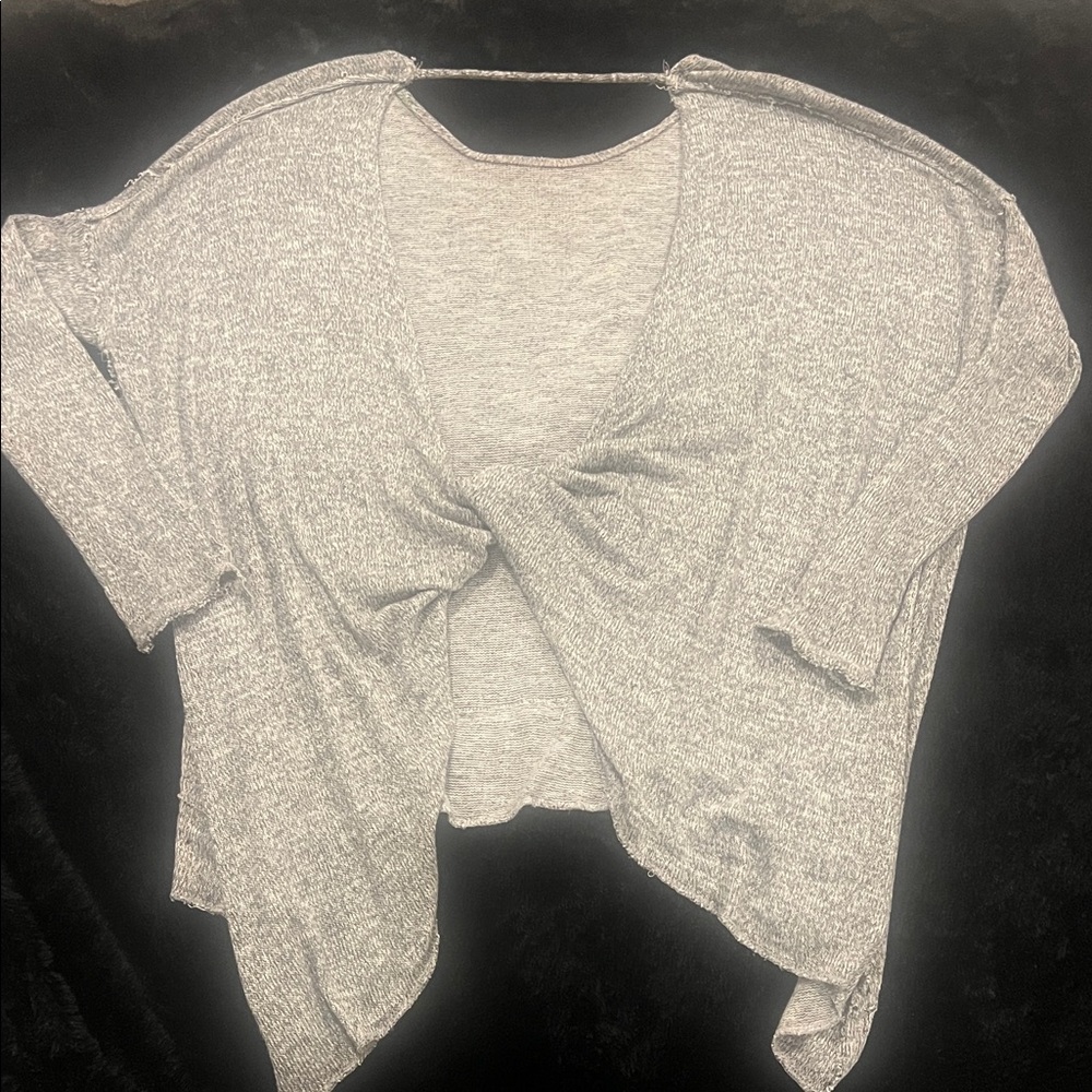Free People Twist Open Back Sweater